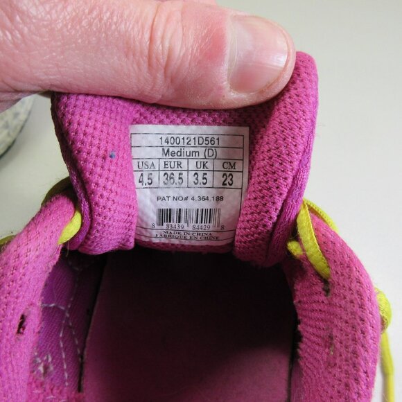 Brooks womens red gray yellow Adrenaline GTS 14 running shoes 4.5 D - Picture 5 of 7